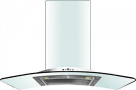Hút khói Khử Mùi Magic Flame 70KCSSĐK  kính cong (MF-70KC)AV